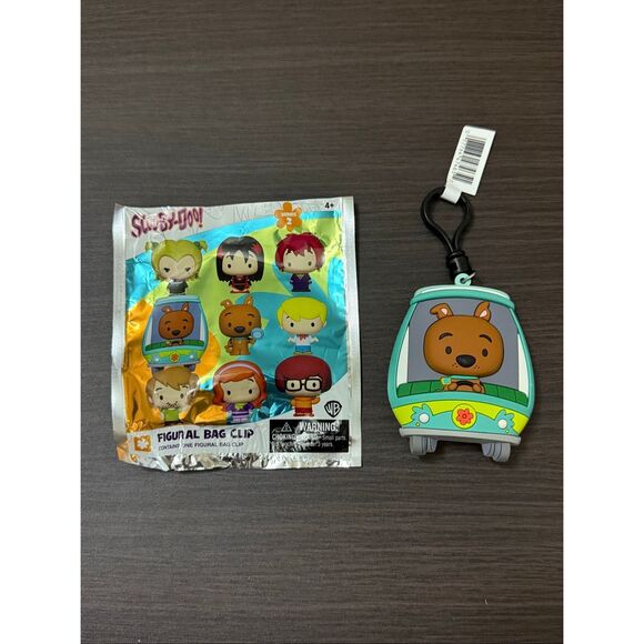 Scooby-Doo Series 2 Figural Bag Clip Keychain - Mystery Machine with Scooby-Doo - Picture 1 of 2